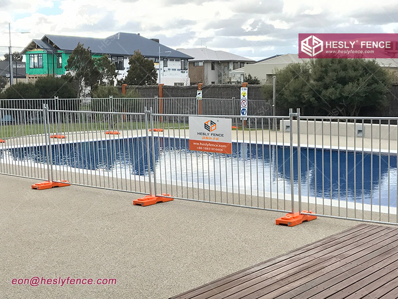 Temporary pool deals fencing