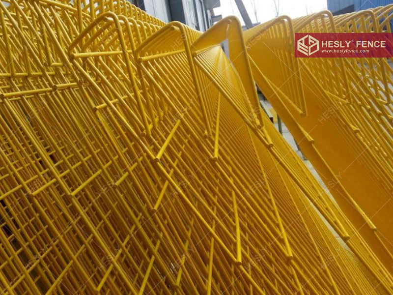 yellow BRC Mesh Fencing China HESLY