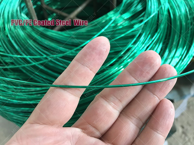 PVC coated barbed wire