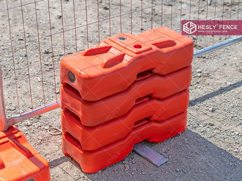 Temporary Fencing Plastic Feet China Factory Sales
