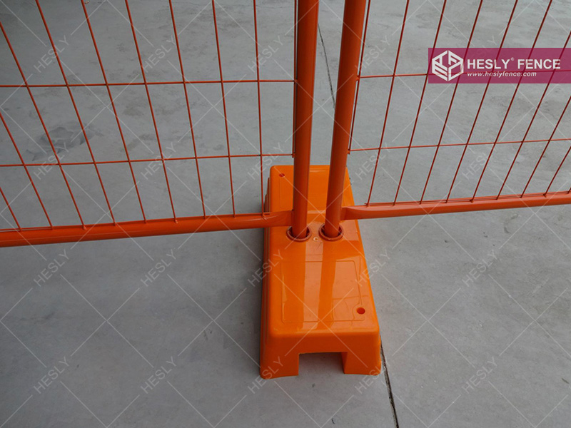 orange temporary fencing panels China factory
