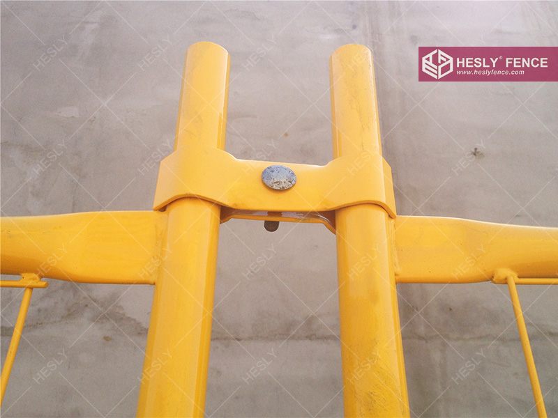 yellow temporary fence China Exporter