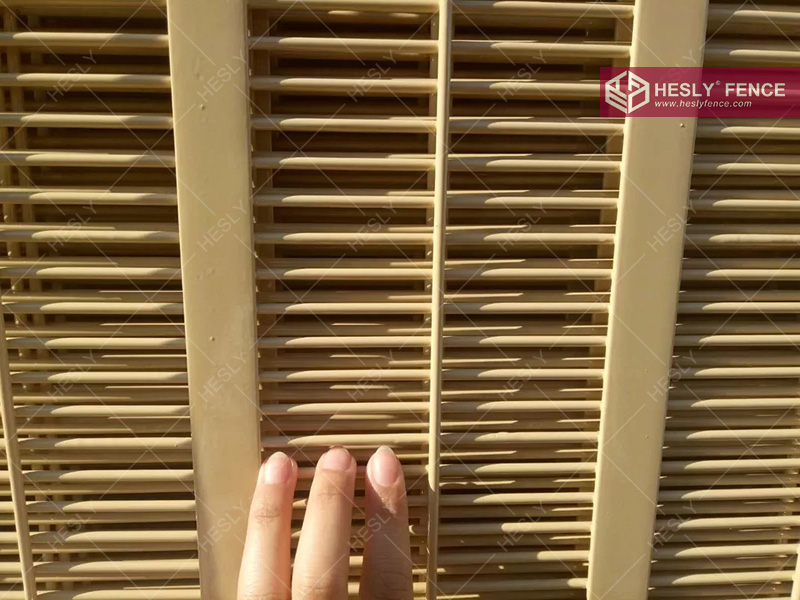 Flat Bar reinforced Anti climb mesh panels