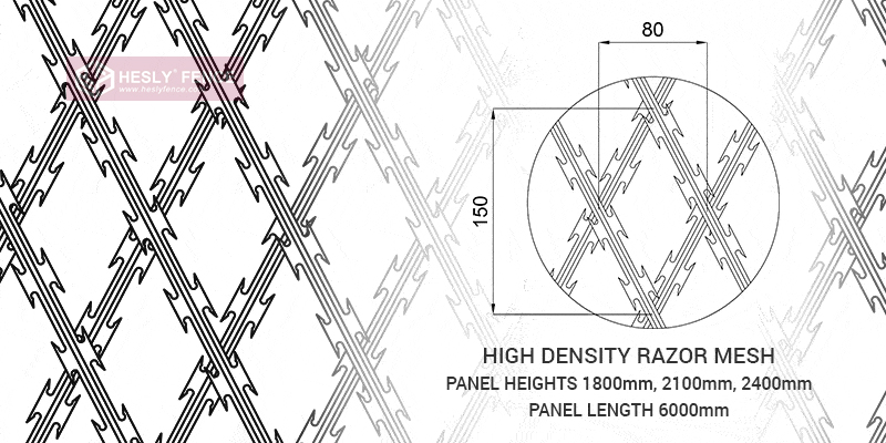 diamond razor mesh sheet China factory sales