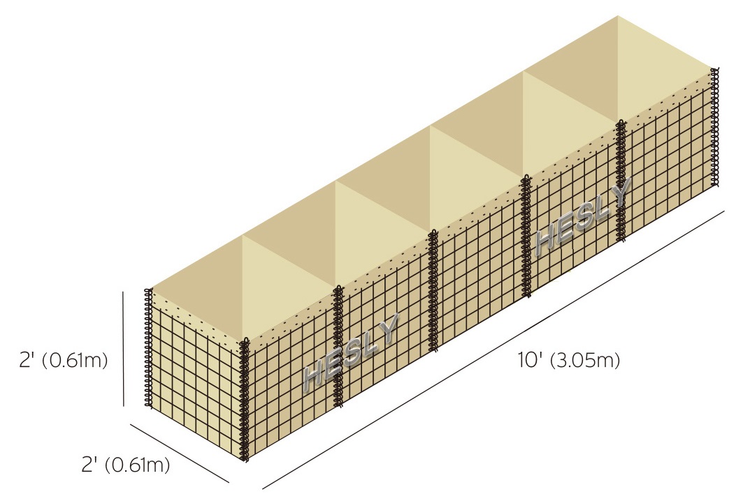 Military Bastion Barrier