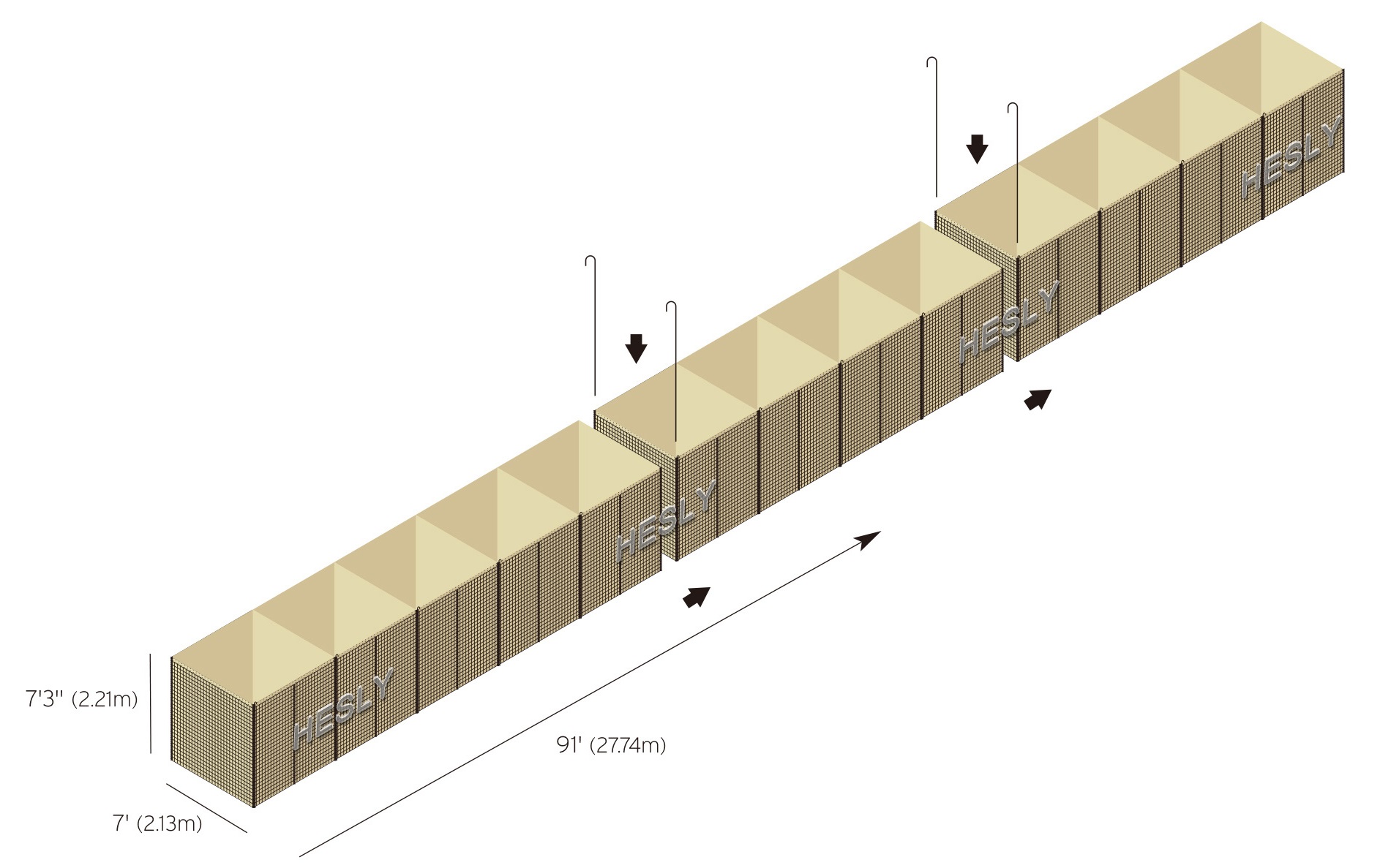 Military Gabion Barriers