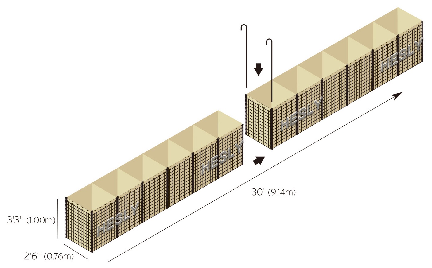 Military Defensive Barrier