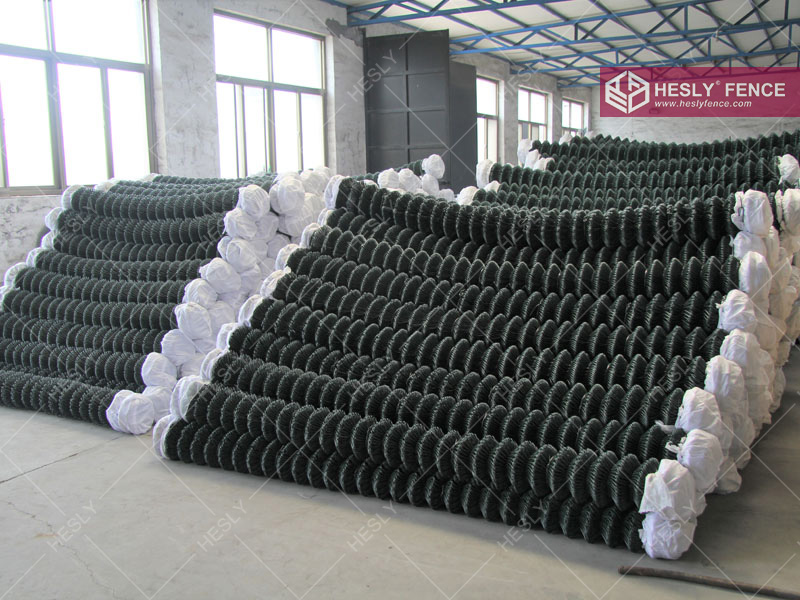PVC chain link fence HeslyFence