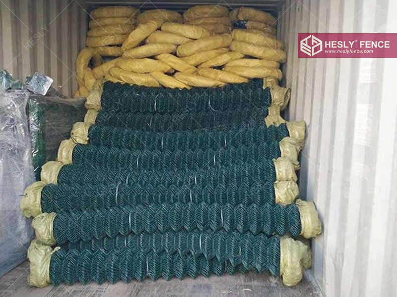 PVC coated chain wire fencing