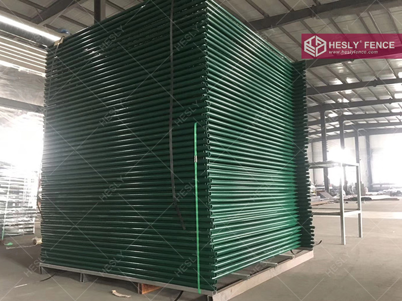 Green Temporary Fence Panels