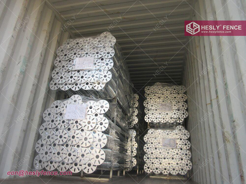 ground screw China HeslyFence