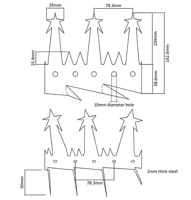 Wall Spike Factory Sales China