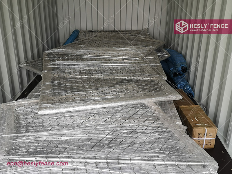 HeslyFence Helideck Safety Netting