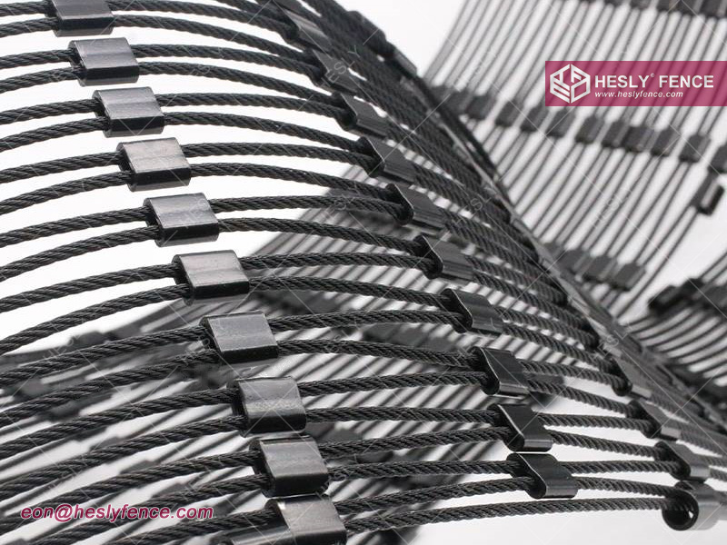 stainless steel black oxide cable mesh 