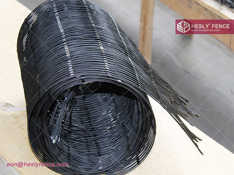 stainless steel black oxide rope mesh