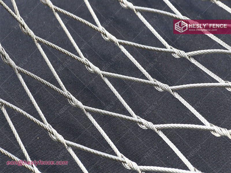 hesly stainless steel woven rope mesh