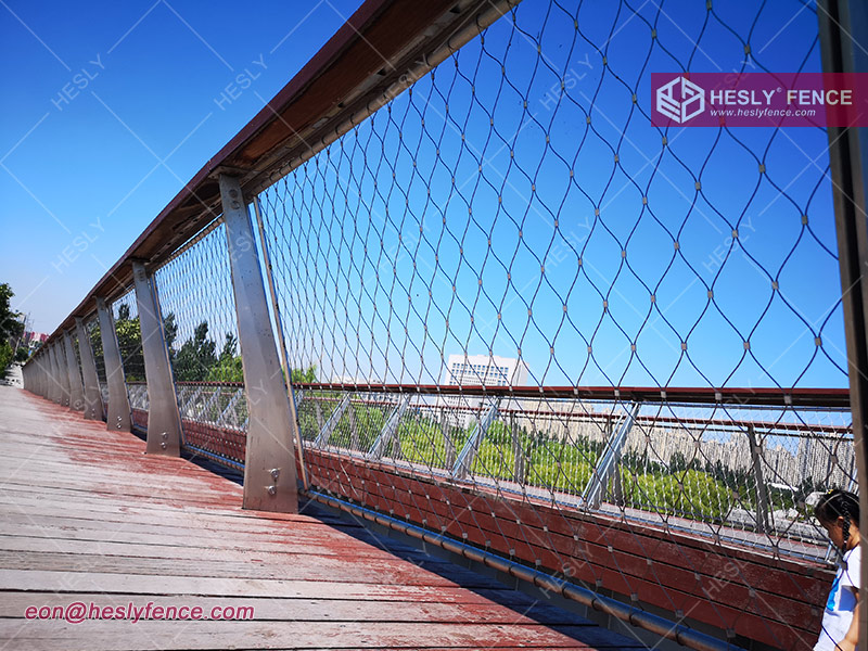 bridge safety mesh fence