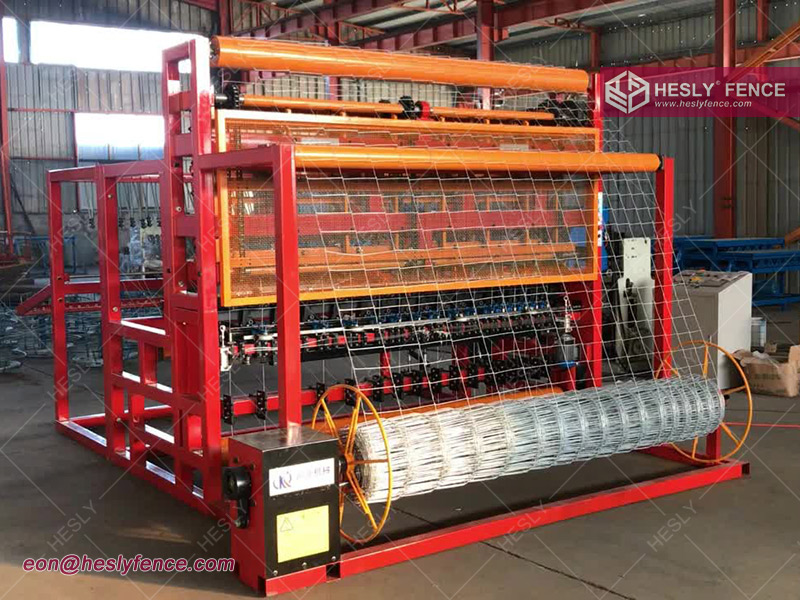 hinge joint wire fencing machine