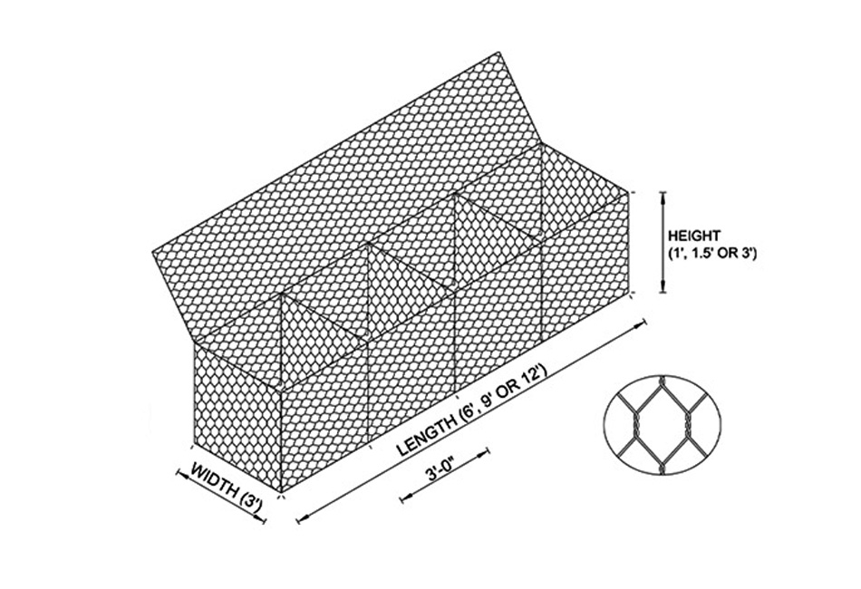 Woven Gabion Basket