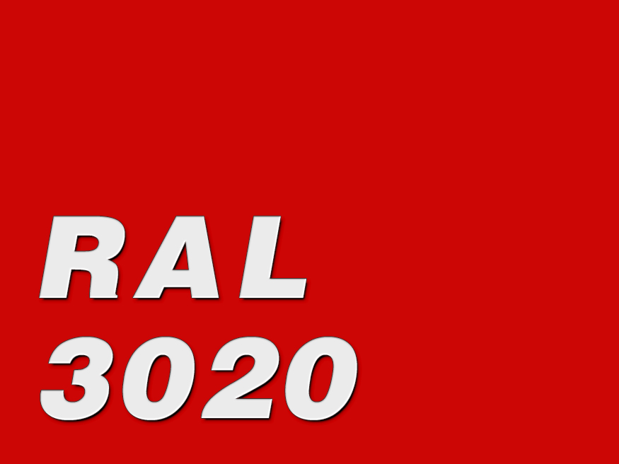 traffic red RAL3020