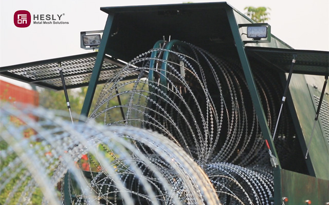 Mobile Security Barrier Trailer
