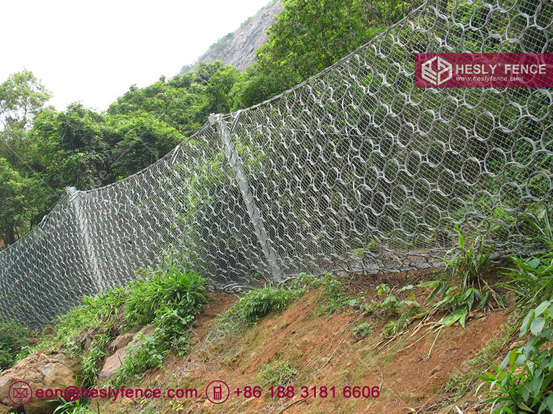 HESLY Rockfall protection mesh