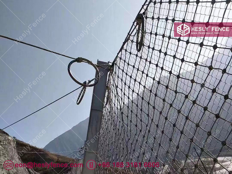 passive rockfall protection mesh