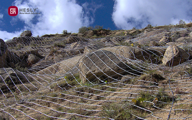 wire cable mesh for slope protection