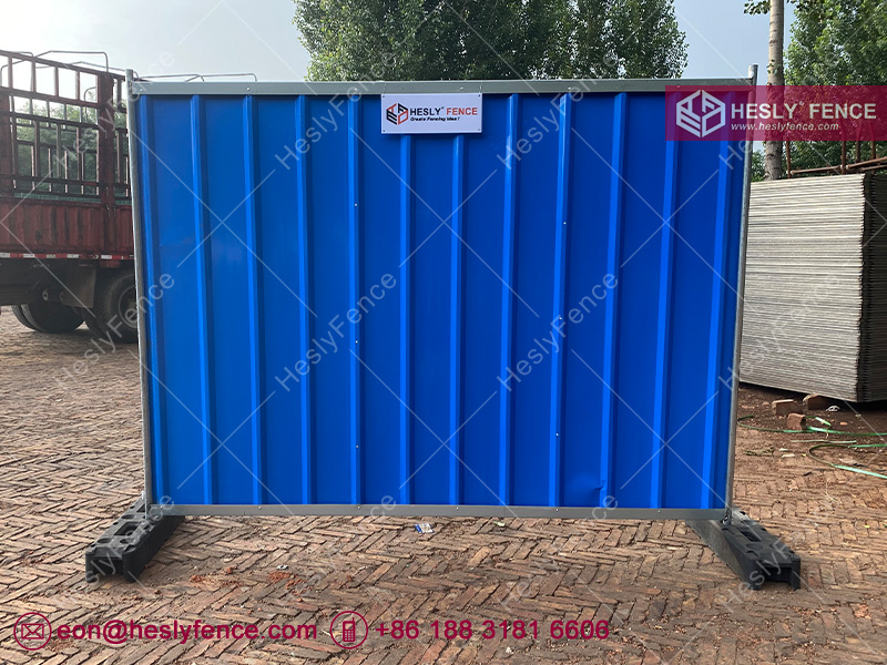 temporary steel hoarding panel