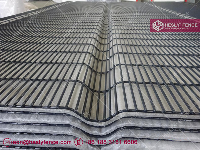 Black 358 Anti Climb Mesh Fencing
