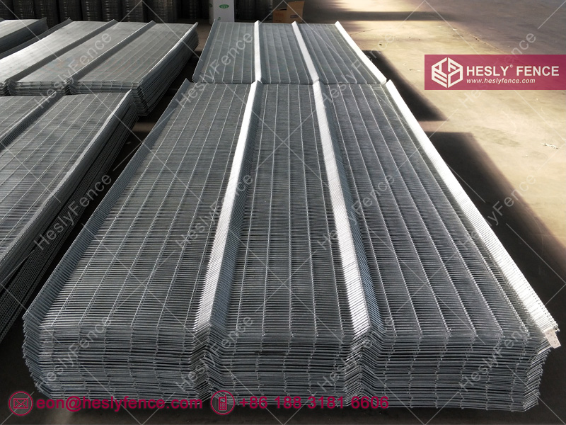 Galvanized Clear VU Mesh Fencing