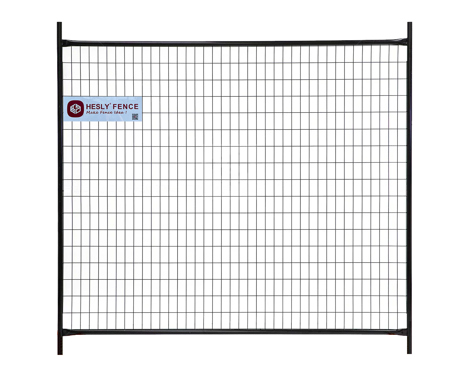 Black Temporary Fence Panels