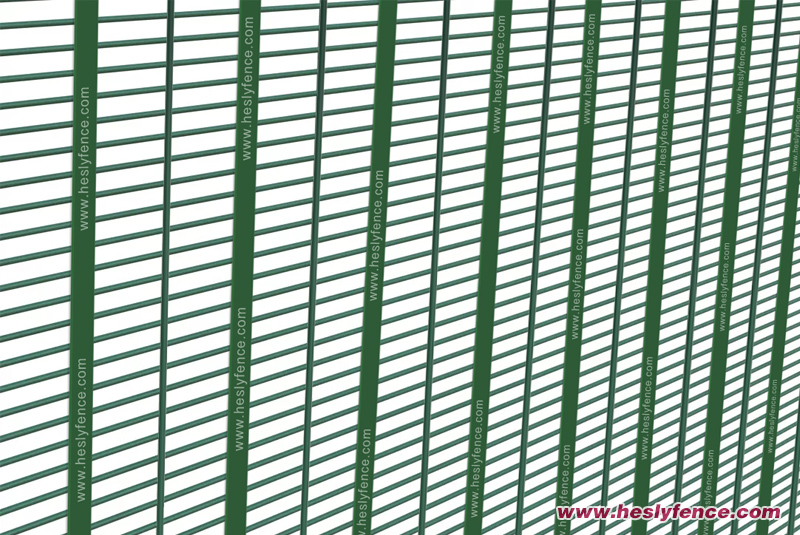 flat bar reinforced anti climb mesh fence