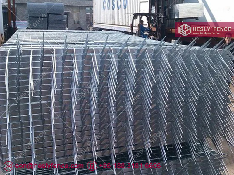 Metal Grating Fence