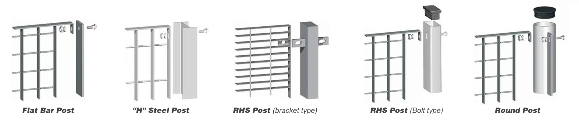 HESLY Metal Grating Fencing