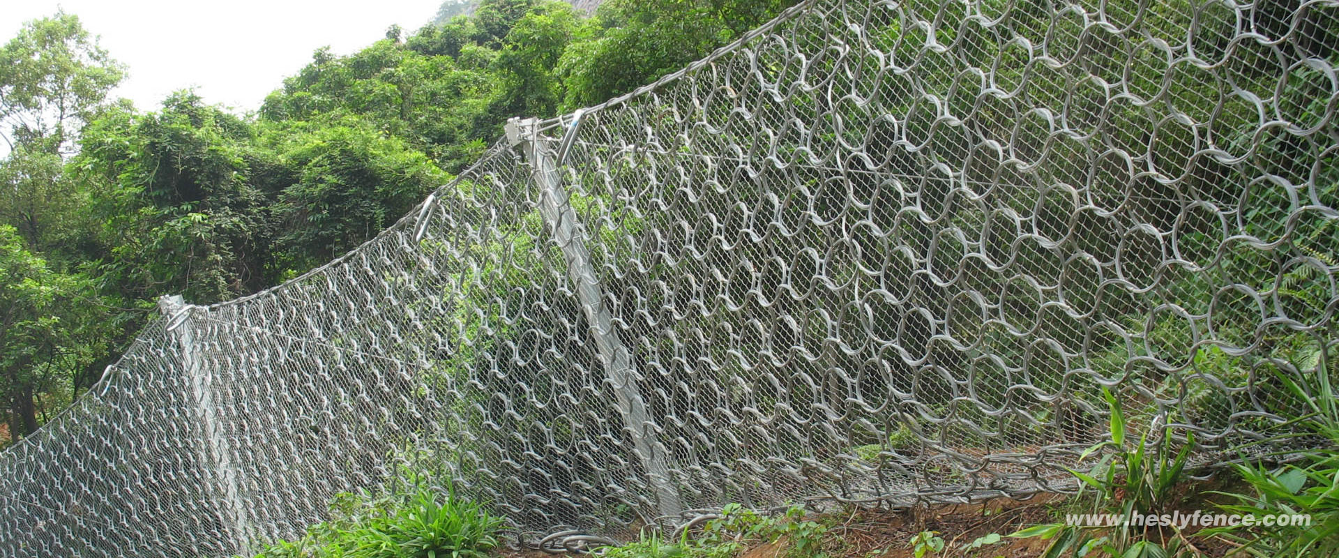 Steel Ring Net Rockfall Barrier